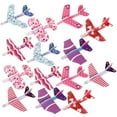 thumbnail image 2 of JOYIN 28 Valentines Day Foam Airplanes Greeting Cards with Valentine’s Punchline for Kids School Classroom Exchange Prizes Gift Supplies, Planes Party Favor, 2 of 7