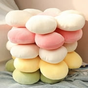 Colorful Flower Plush Pillow Toy Soft Cartoon Plant Chair Cushion Sofa Kids Lovers Birthday Gift Infant Accessories