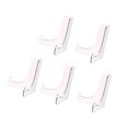thumbnail image 6 of Pack of 5 Acrylic Display Plate Stand Clear Easel Holder for Cards Books Photo Frames Pictures Magazines CDs and Phones, 6 of 8