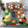 thumbnail image 3 of Senegal Bedding Set with Colorful Wildlife Graffiti and Nature Rises Roars, 3 of 7