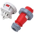 thumbnail image 1 of Industrial Plug Socket, 32A 220-380V IP67 Waterproof Female Male Plug Socket  For Indoor Outdoor Camping Use, 1 of 8