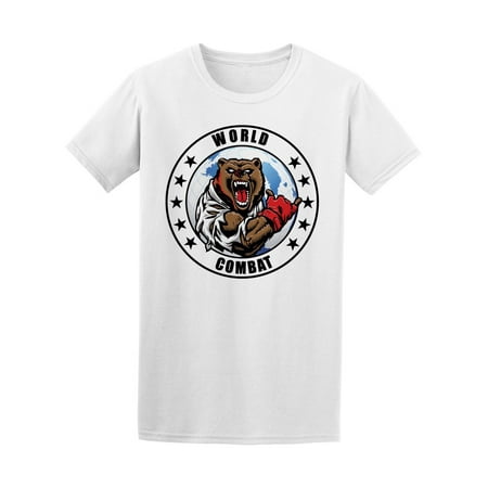 Mma Fighter Bear Martial Arts Tee Men's -Image by