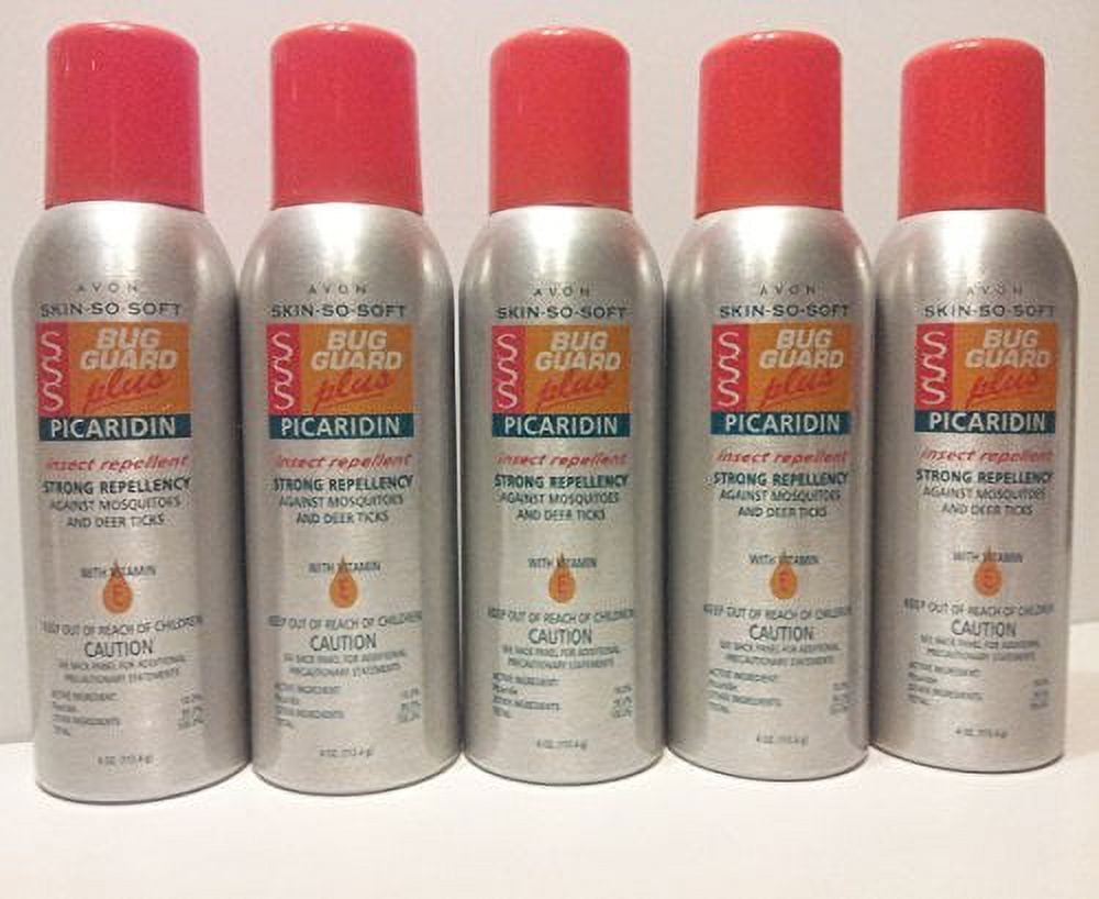Lot of 2 - Avon SKIN SO SOFT BUG GUARD Plus PICARIDIN Aerosol Spray