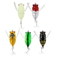 thumbnail image 1 of 5x Juego de Señuelos de Pesca, anzuelos de pesca, equipo práctico de Río vivo, suministros de equipo de pesca, plantilla de Señuelos de Pesca, 1 of 9