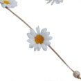 thumbnail image 4 of Diadema hippie ZHAOCHENG con flores corona floral cuentas de girasoles ajustable blanco, 4 of 5