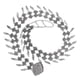 thumbnail image 4 of Cadena de Cinturón de danza del vientre Joyas cuerpo Baile playa Discoteca Accesorio cuerpo para niñas plata Macarena Cinturón de danza del vientre, 4 of 8