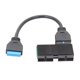 thumbnail image 1 of Cable de Extensión de Datos para Placa Base con Diseño de Cable Modular con Chip y Concentrador USB 3.0 de 19, 1 of 6