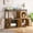 Side Entry, variant on YODOLLA Cat Litter Box Enclosure for 2 Cats, Wooden Hidden Litter Box Furniture with Double Cabinets, Storage Shelves and Scratching Post, Cat House End Table for Living Room, Rustic Brown