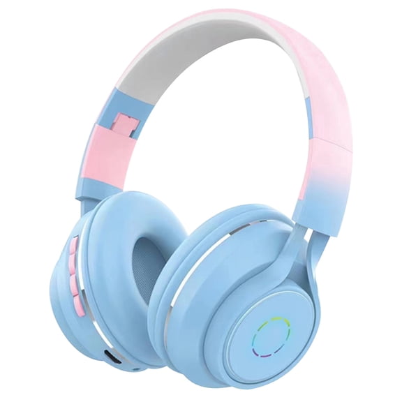 halloween Trucker Bluetooth Headphones with Microphone Noise Canceling Wireless On Ear Headset, Hands Free Wireless Headset for Cell Phone Computer Office Home Call Center Skype