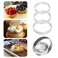 thumbnail image 3 of Circular Tart Stainless Steel Tartlet Mold Perforated Fruit Pie K1O0, 3 of 8