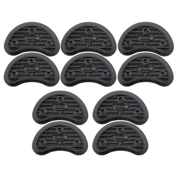 Wxqbjtam 10pc Glue on Shoe Sole Heel Tips Anti Slip Rubber Shoe Protectors Repairs Supply