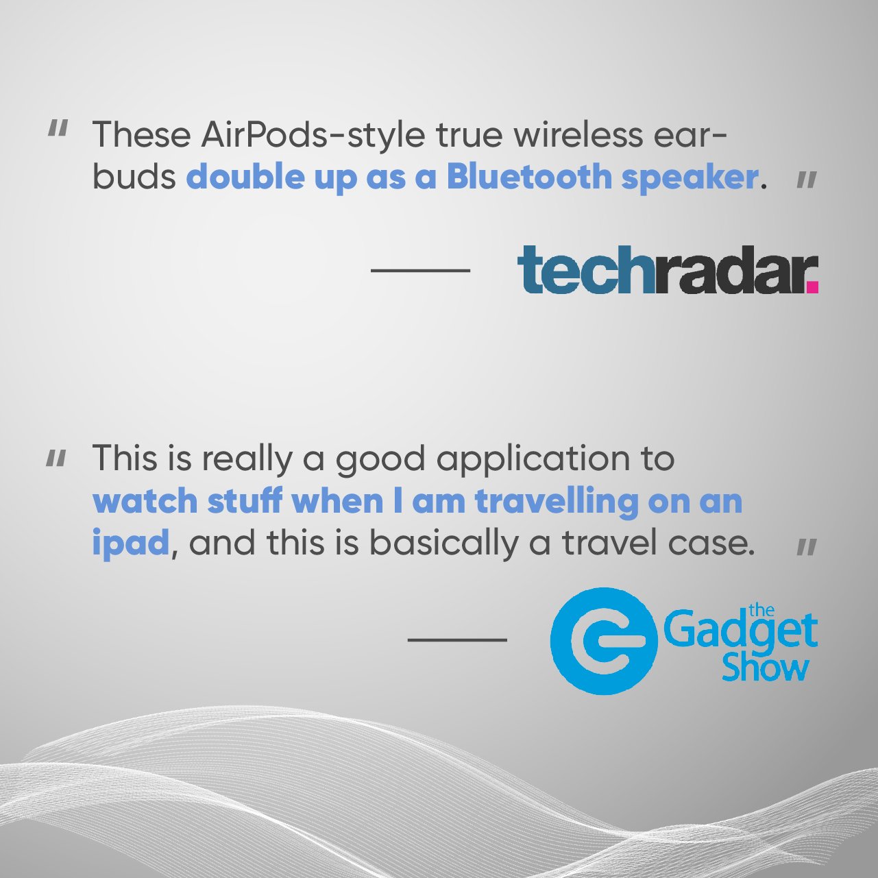 Duolink Go Bluetooth SpeakerBuds 3-in-1 (RED) - image 2 of 8