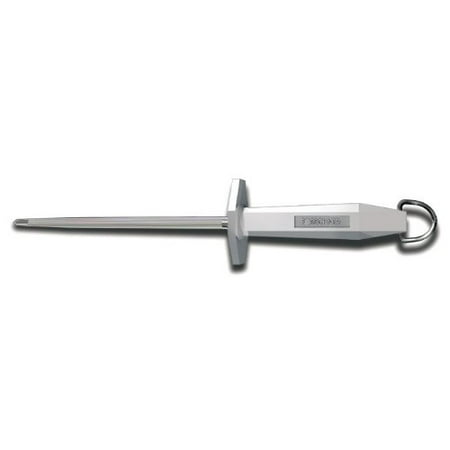 Forschner Steel Regular Cut - Victorinox Honing Steel 5-Inch Round Regular Cut, White Plastic Handle