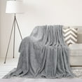thumbnail image 2 of Unique Bargains Luxury Fleece Bed Blanket Woven Mesh, 2 of 10