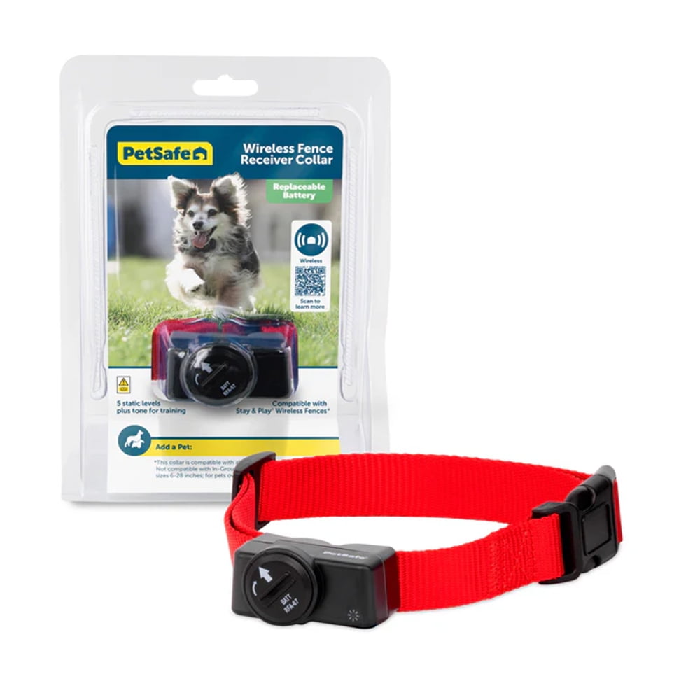 Petsafe Wireless Fence Collar - Waterproof Receiver - 5 Adjustable Levels of correction. - PIF-275-19 - Bonus 2 Batteries