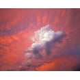thumbnail image 2 of Terrill, Steve 24x20 Black Ornate Wood Framed with Double Matting Museum Art Print Titled - Oregon, Portland Clouds with sunset colors, 2 of 4