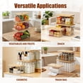 thumbnail image 3 of Trash Bag Dispenser 3-Pack, Stackable Extra Large Organizer for Garbage Bags, Versatile Storage Solution for Kitchen Under Sink, Pantry and Laundry Room Organization, 3 of 7