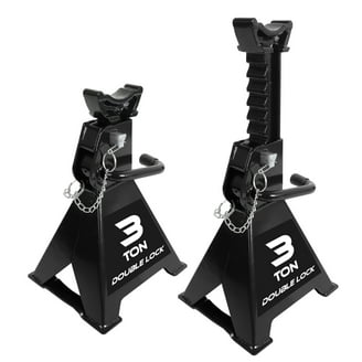 Mountain Heavy Duty 3-Ton Car Auto Ratcheting Jack Stands