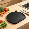 thumbnail image 5 of TPU Cutting Board - Semi-Circular Flexible Chopping Mat - Non-Slip Kitchen Prep Board - Roll Up Design, 5 of 6