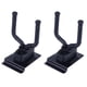 thumbnail image 1 of 2 ganchos de pared para guitarra, soporte de plástico para placa ranurada, para instrumentos de cuerda, guitarra folk (negro), 1 of 5