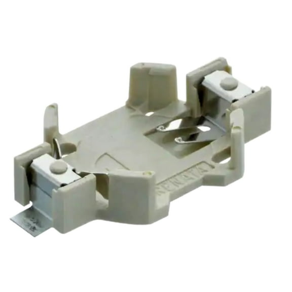 Pack of 6 SMTU1632-LF.TR Battery Holder (Open) Coin 16MM 1 Cell SMD, SMTU1632-LF Cut Tape, RoHS