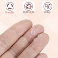 thumbnail image 4 of Uxcell 100 Pcs 5 mm Tapones de respaldo para aretes de silicona almohadillas claras, 4 of 6