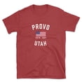 thumbnail image 1 of Provo Utah Patriot Men's Cotton T-Shirt, 1 of 1