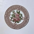 thumbnail image 1 of Bangus sous-Verres Ronds Faits à la Main en Dentelle de Polyester Crochet Petit Tissu, 1 of 4