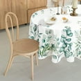 thumbnail image 6 of Leaf Floral Sage Green Oval Tablecloth 60x120 Inch,Leaf Printed Tablecloth,Sage Farmhouse Watercolor Waterproof Tablecloth,Suitable for Indoor and Outdoor, Holiday Kitchen Restaurant and Party, 6 of 6