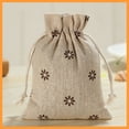 thumbnail image 3 of EeaseMX 20 bolsas de arpillera con cordón de 10 x 14 cm para guardar dulces, joyas, regalos, Navidad, bodas, cumpleaños y fiestas., 3 of 8