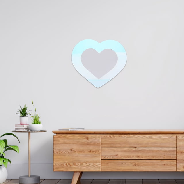 HEALEEP Corazón Acrílico Para Pared Ideal Para Con Claro