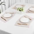 thumbnail image 7 of REGALWOVEN 6 Pack Place Mats Faux Leather Placemats for Kitchen Dining Table Decor Light Gray 20*12in, 7 of 7