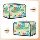 thumbnail image 2 of Funda para tostadora Hangyodon de 2 rebanadas, funda protectora contra el polvo y las huellas dactilares para pan, de poliéster, fundas para pequeños electrodomésticos de cocina, 2 of 6