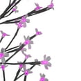 thumbnail image 3 of Northlight Pre-Lit Japanese Sakura Blossom Flower Artificial Tree - 25" - Pink and Purple LED Lights, 3 of 5