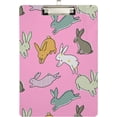 thumbnail image 2 of FMSHPON Rabbit Easter Clipboard Hardboard Wood Nursing Clip Board and Pull for Standard A4 Letter 13x9 inches, 2 of 8