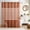Burnt Orange-72"W x 84"L (Pack of 1), variant on Beige 36"W x 72"L (Pack of 1) Lace Stand Up Shower Curtain