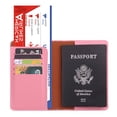 thumbnail image 2 of FENGGUIQU 2Ud Estuche Para Pasaporte Con En Cuero PU Ideal Para Guardar Documentos, 2 of 8