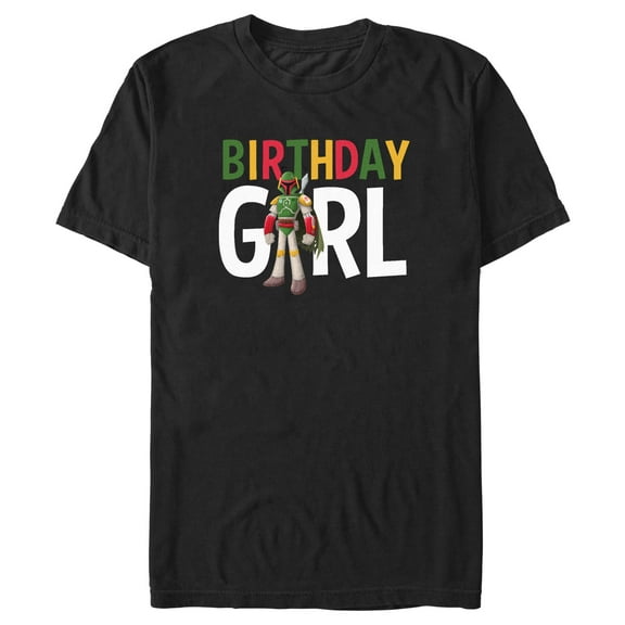Men's Star Wars Boba Fett Birthday Girl  Graphic T-Shirt