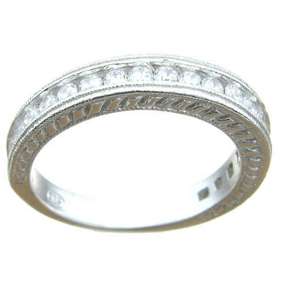 925 Sterling Silver Wedding Bands for Women & Wedding Ring Make Great Anniversary Gifts