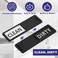 thumbnail image 3 of PATIKIL Dishwasher Magnet Clean Dirty Sign, 7x2 Inch Clean & Dirty Dishwasher Sliding Indicator Black Acrylic Magnet Sign Kitchen Gadget, Black & White, 3 of 7