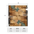 thumbnail image 4 of Gukieu Antique Map Adventure Scene Print Magnetic Mailbox Cover, Sun-proof and Waterproof Home Yard Mailbox Cover-25.5x21 in, 4 of 8
