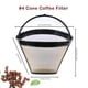 thumbnail image 2 of Filtros de café reutilizables COKUMA Gold Metal para Cuisinart/Ninja, 2 of 8
