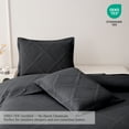 thumbnail image 6 of Jessy Home King Size Black Quilt Bedding Set Gray Quilt Microfiber Bedspread Coverlet Set, 6 of 7