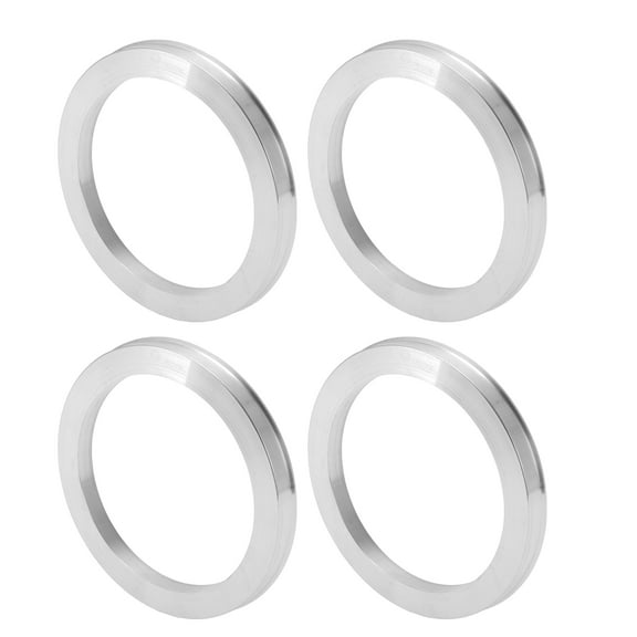Unique Bargains Car Wheel Hub Centric Rings OD 106.1mm to ID 84.1mm Wheels Center Shaft Shock Absorbing Hubrings Aluminum Alloy Silver Tone Durable