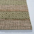 thumbnail image 5 of SAFAVIEH Natural Fiber Wenonah Striped Area Rug, Green/Natural, 6' x 9', 5 of 7