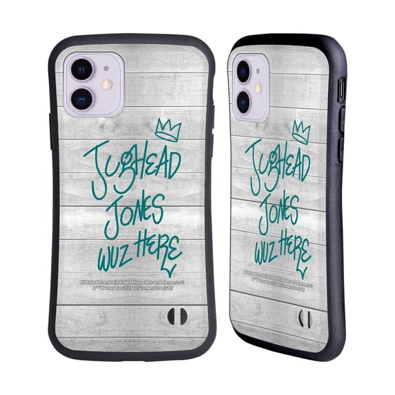 Head Case Designs Officially Licensed Riverdale Jughead Jones Jughead Wuz Here Wood Hybrid Case Compatible with Apple iPhone 11