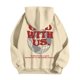 thumbnail image 4 of MHFRRA Sudadera con Capucha Estampada para Uso Diario Sudadera Informal para Mayor Comodidad y Estilo En Actividades Deportivas y de Ocio Beige, 4 of 5