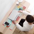 thumbnail image 3 of Long Mouse Pads for Desk,Pioneer Flower Floral Print Pattern Desk Mats on Top Of Desks, Desk Mouse Pad Extra Large with 3mm Non-Slip Base and Stitched Edge for Gaming,Office,Work,Home 31.5"x11.8", 3 of 6