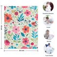 thumbnail image 4 of Pioneer Flower Blanket,Comfortable Soft Flannel Throw Blanket,All Season,Warm Lightweight Blankets for Sofa Bed Couch Living Room Chair,30"x40"(80x100cm), 4 of 4
