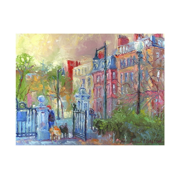 Trademark Fine Art Richard Wallich Boston Canvas Wall Art - 14x19